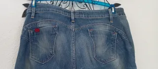 Pantalón vaquero mujer Salsa azul