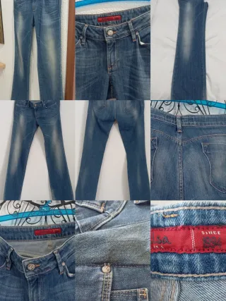 Pantalón vaquero mujer Salsa azul