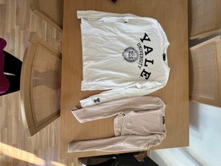 Camicie donna beige e bianca