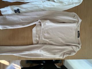 Camicie donna beige e bianca
