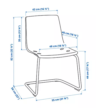 Sedie IKEA Tobias Blu