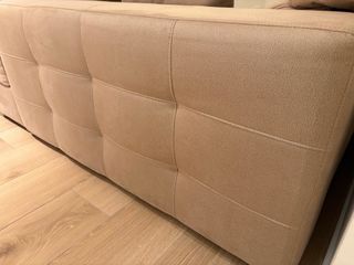 Sofá chaise longue beige CAMINO A CASA