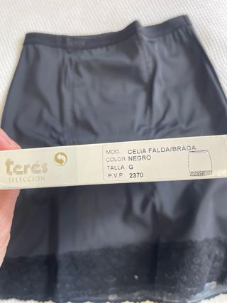 Braga faja negra Talla G sin estrenar