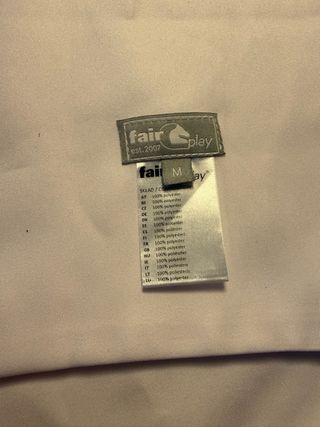 Plastrón Fair Play blanco con pedrería