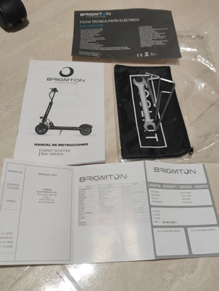 Patinete Eléctrico Brigmton Negro