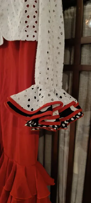 Traje Flamenca y Chaquetilla Talla XS