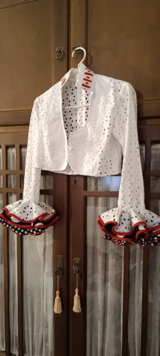 Traje Flamenca y Chaquetilla Talla XS