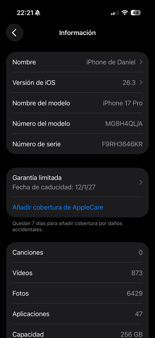 iPhone 17 Pro Naranja