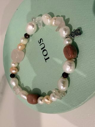 Pulsera TOUS perlas y piedras naturales