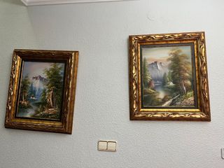 Cuadros decorativos dorados