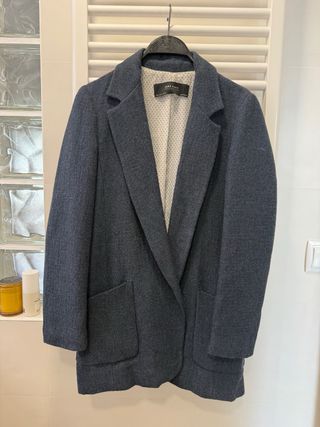 Blazer Zara azul mujer