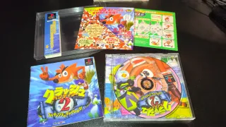 Lote Crash Bandicoot Playstation Japonés