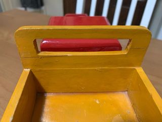 Modellino Camion Legno Vintage Löwenbräu