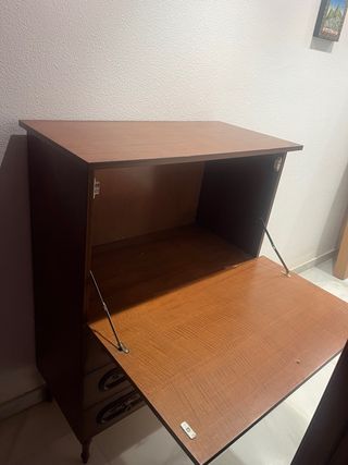 Cómoda escritorio madera vintage