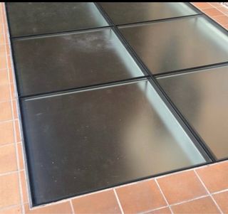 Suelo de cristal transitable
