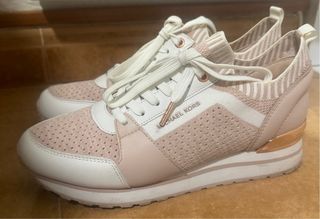 Deportivas Michael Kors rosas y blancas