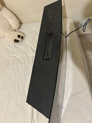 Chimenea Eléctrica Negra con Efecto Llama