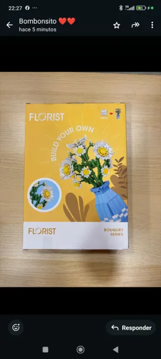 Florero Florist tipo Lego