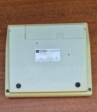 Calculadora Electrónica Toshiba LC-1280 Vintage