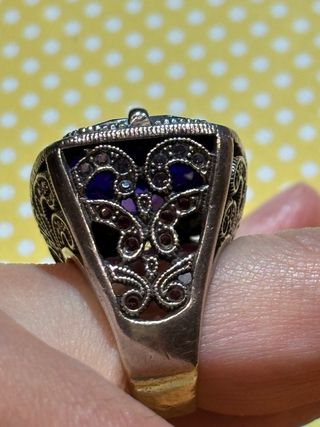 Anillo antiguo plata