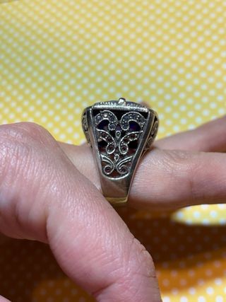 Anillo antiguo plata