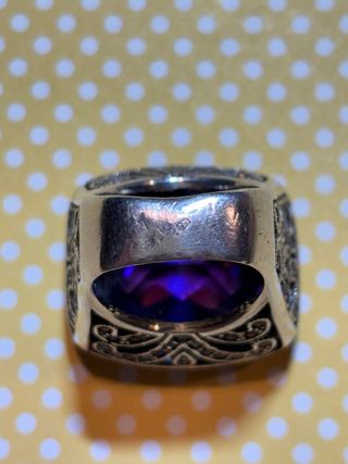 Anillo antiguo plata