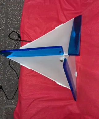 Lampada Mazzega, in vetro di Murano Anni '70