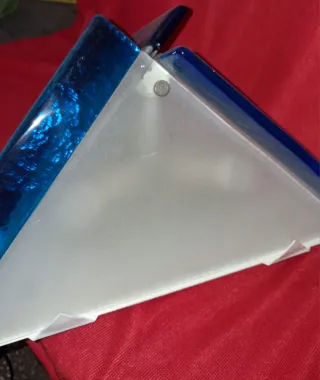 Lampada Mazzega, in vetro di Murano Anni '70