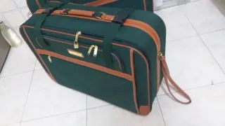 Juego Maletas Vintage SUNSMILE + Portatrajes