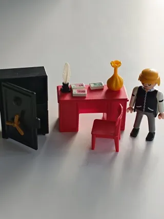 Playmobil Banco con Figura y Accesorios
