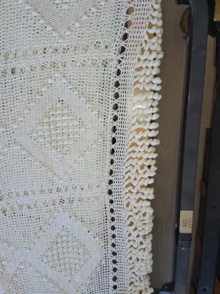 Colcha ganchillo cama 150