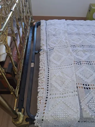 Colcha ganchillo cama 150