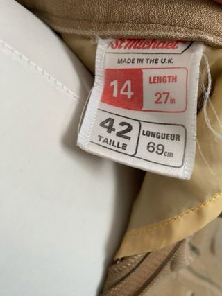 Falda vintage plisada tartán