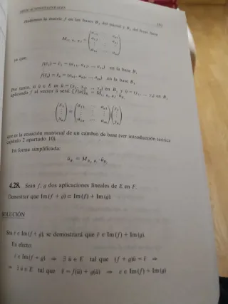 Problemas de álgebra con indicaciones teóricas