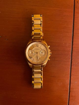 Reloj Fossil Dorado Mujer