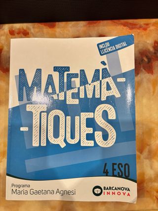 Maria Gaetana Agnesi 4 ESO. Matemàtiques