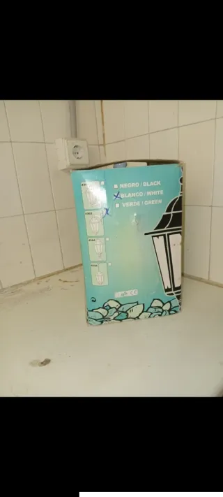 Lámpara Exterior Aluminio Verde Vadem