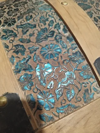 Baúl antiguo decorativo o de almacenaje