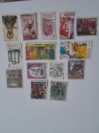 Lote de sellos variados de España