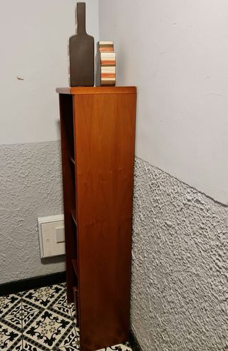 Estantería de madera maciza de cerezo