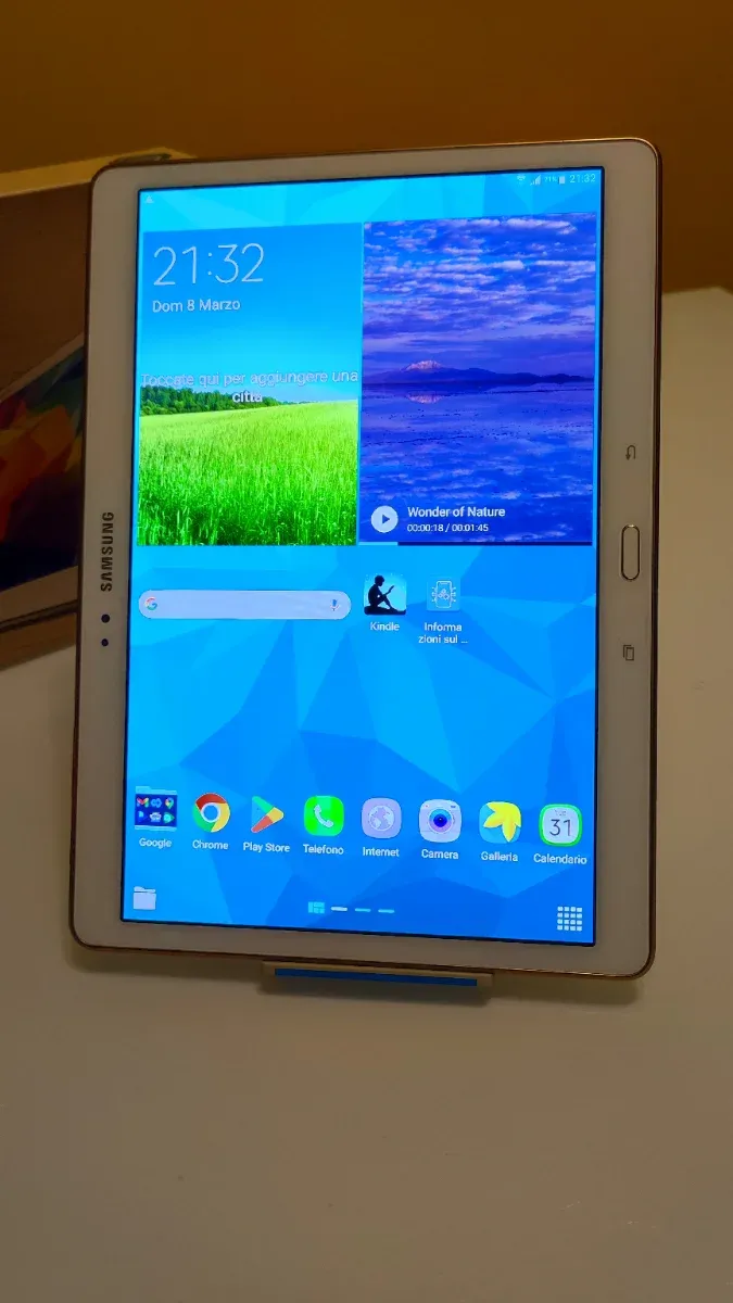 Samsung Galaxy Tab S SM-T805 10.5 Blanco wifi+Sim afbeelding 2