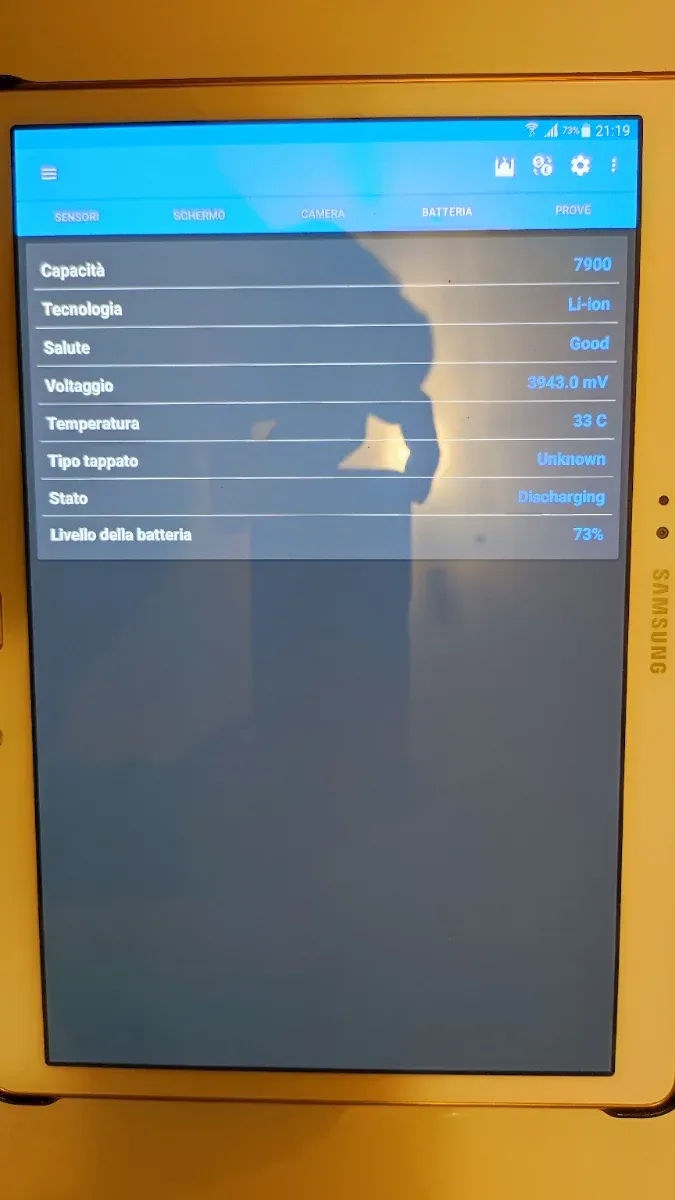 Samsung Galaxy Tab S SM-T805 10.5 Blanco wifi+Sim afbeelding 7