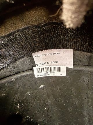 Casco Moto BMW Azul y Blanco con Funda