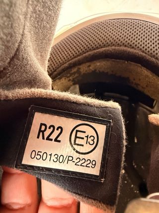 Casco Moto BMW Azul y Blanco con Funda