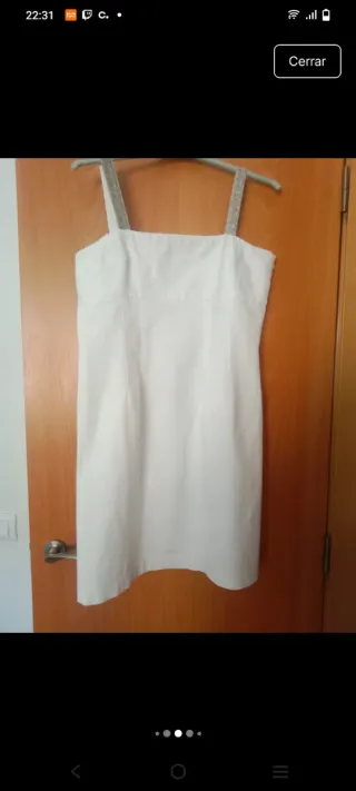 Traje Alysi: Vestido y Chaqueta Blanca
