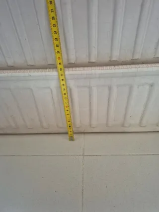 Lote 3 jardineras cerámica beige/blanco