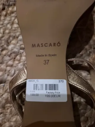 Sandalias Mascaró Talla 37 Nuevas