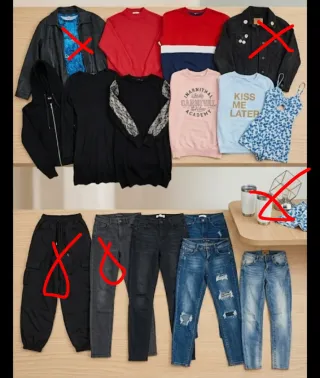 Pack Ropa diversas tallas mujer y hombre