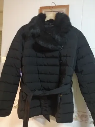 Cazadora Massimo Dutti,Mujer,cuello desmontable