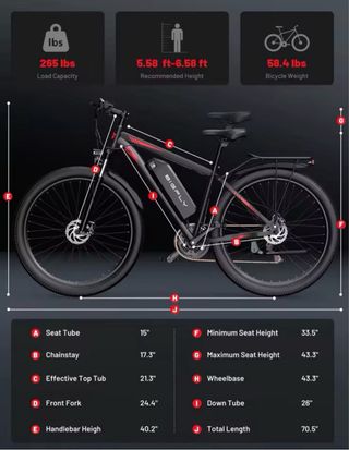 Bicicleta Eléctrica BIGFLY C29 ULTRA Nueva